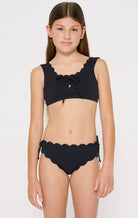 MARYSIA Bumby Palm Springs Tie Top in Black Indigo