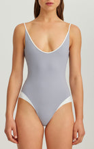 Calacutta Maillot in Seagull MARYSIA