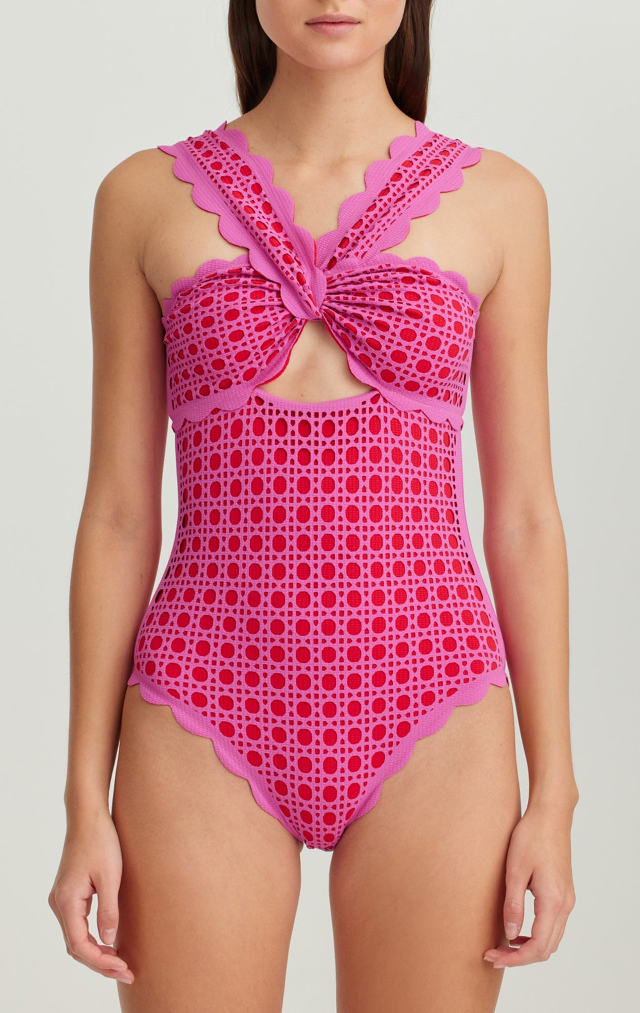 East River Maillot in Orchid Cane MARYSIA