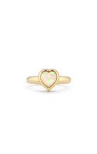 RENNA Small Australian Opal Heart Ring