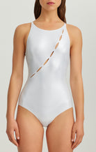 La Jolla Maillot in Silver MARYSIA