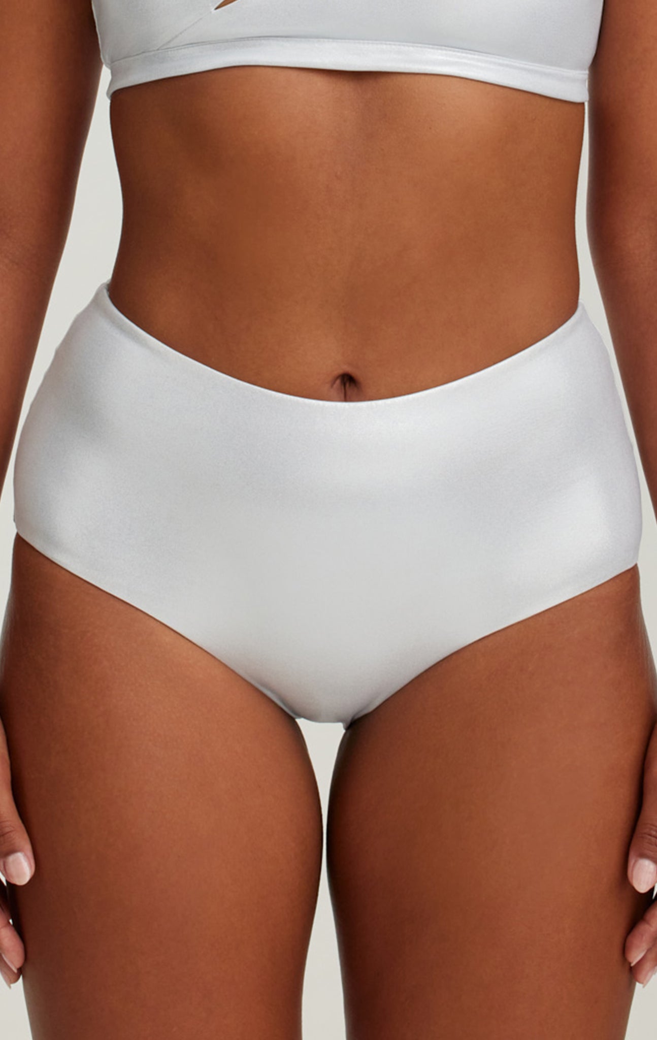 Lloyd Bottom in Silver MARYSIA