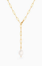 Lea Pearl Lariat Necklace