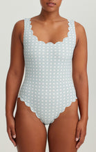 Palm Springs Maillot in Morning Cane Print/Coconut marysia