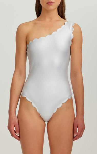 Santa Barbara Maillot in Silver – Marysia