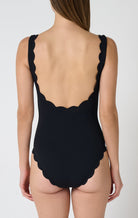 Palm Springs Tie Maillot in Black/Indigo marysia