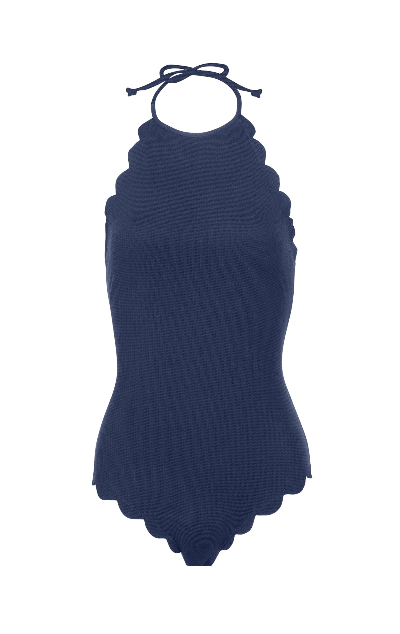 Long Torso Mott Maillot in Black/Indigo MARYSIA