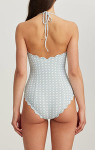 Long Torso Broadway Maillot In Morning Cane Print/Coconut MARYSIA