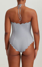 MARYSIA Long Torso Broadway Maillot in Seagull/Thunder