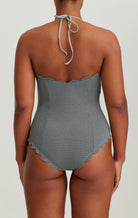 MARYSIA Long Torso Broadway Maillot in Seagull/Thunder