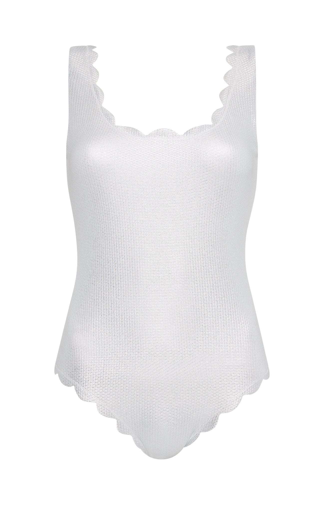Marysia Womens Palm Springs Maillot in Coconut | Stretch Scooped