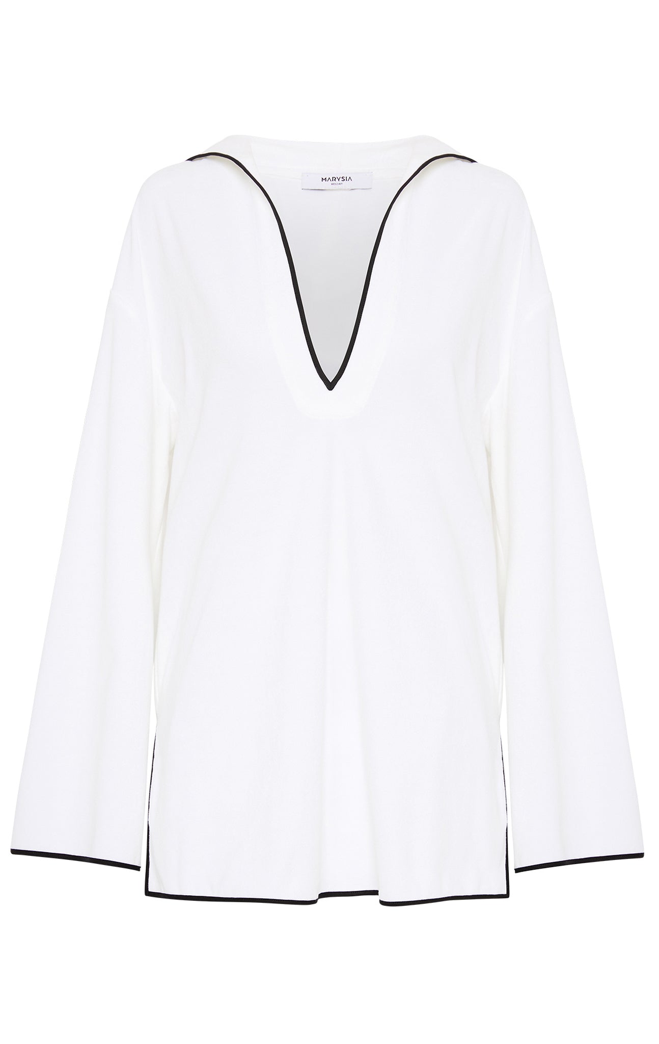 Hooded Tunic in Coconut marysia