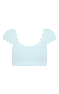 Scalloped Mexico Top in Morning marysia