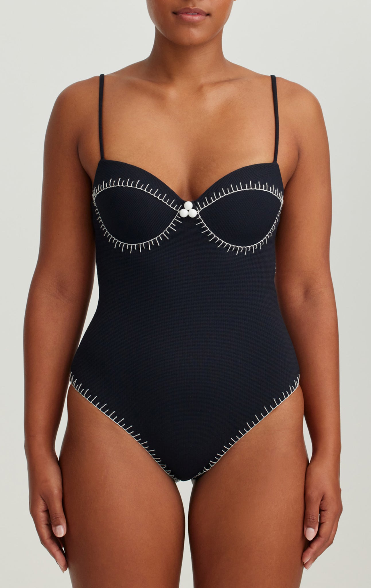 Salento Maillot in Black marysia