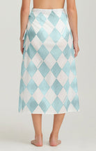 Salt Wrap Skirt in Morning Diamond Print MARYSIA