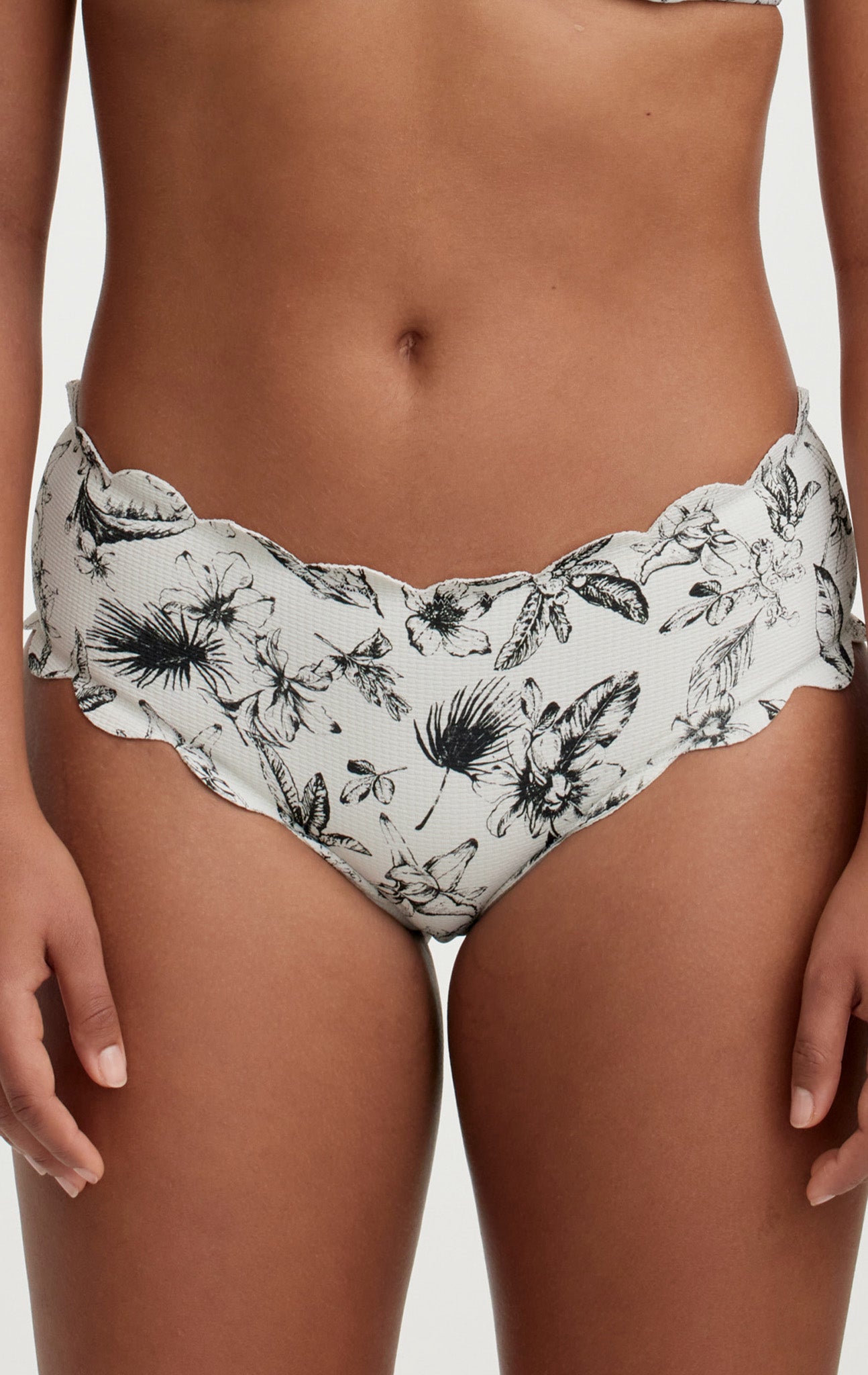 Spring Bottom in Oat Floral Print MARYSIA