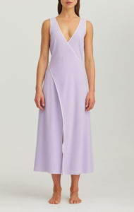 MARYSIA Gehry Wrap Dress in Lilac