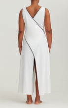 Gehry Wrap Dress in Coconut MARYSIA