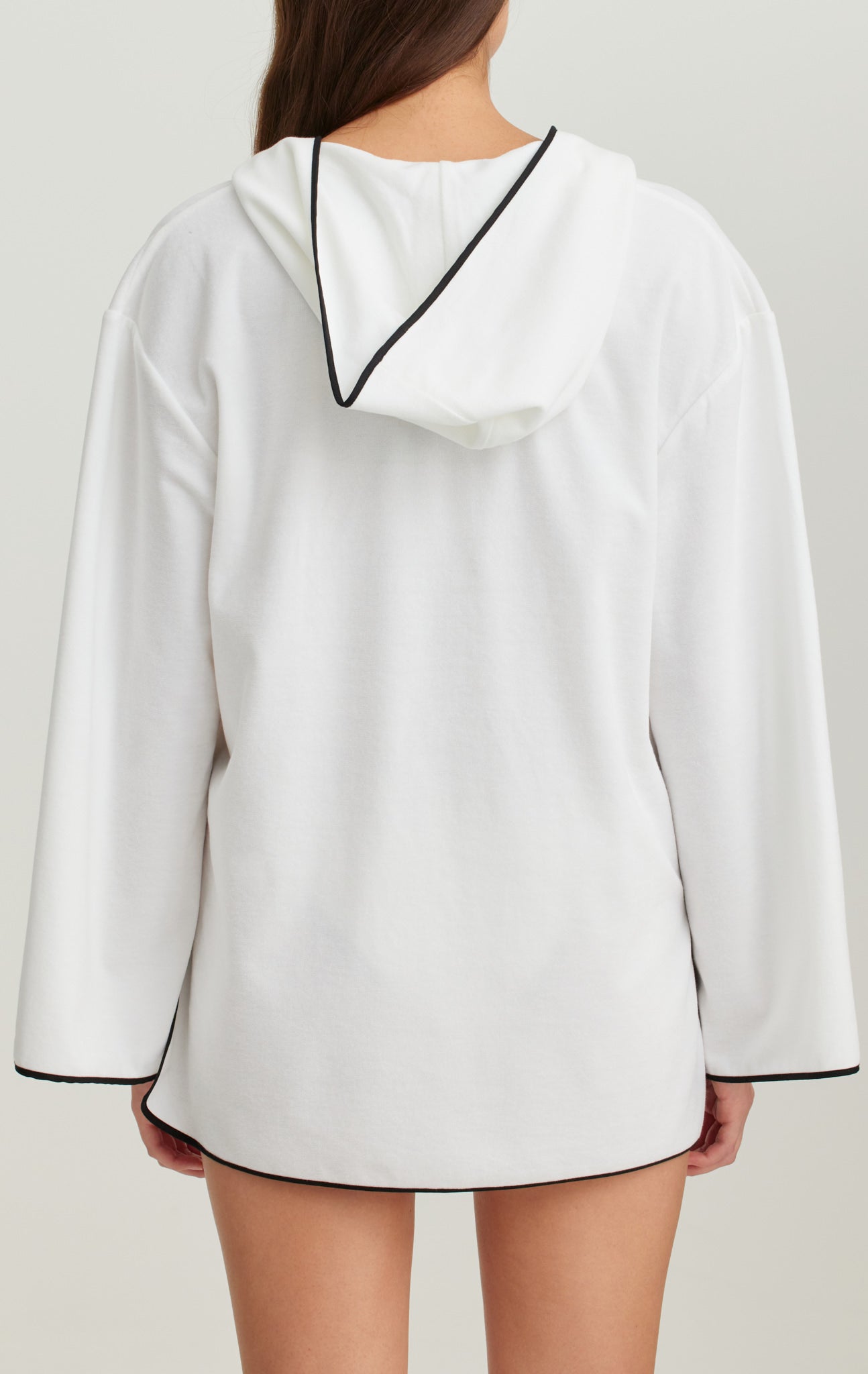 Hooded Tunic in Coconut MARYSIA