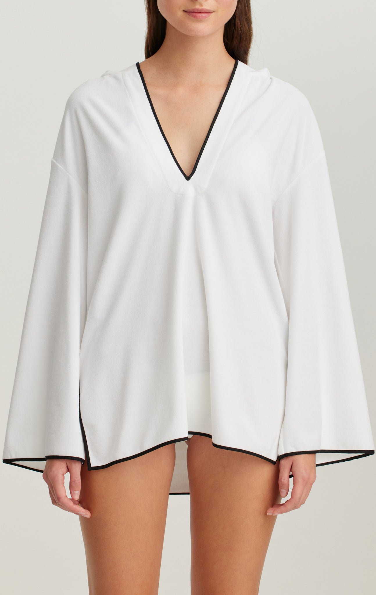 Hooded Tunic in Coconut MARYSIA