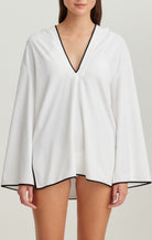Hooded Tunic in Coconut MARYSIA