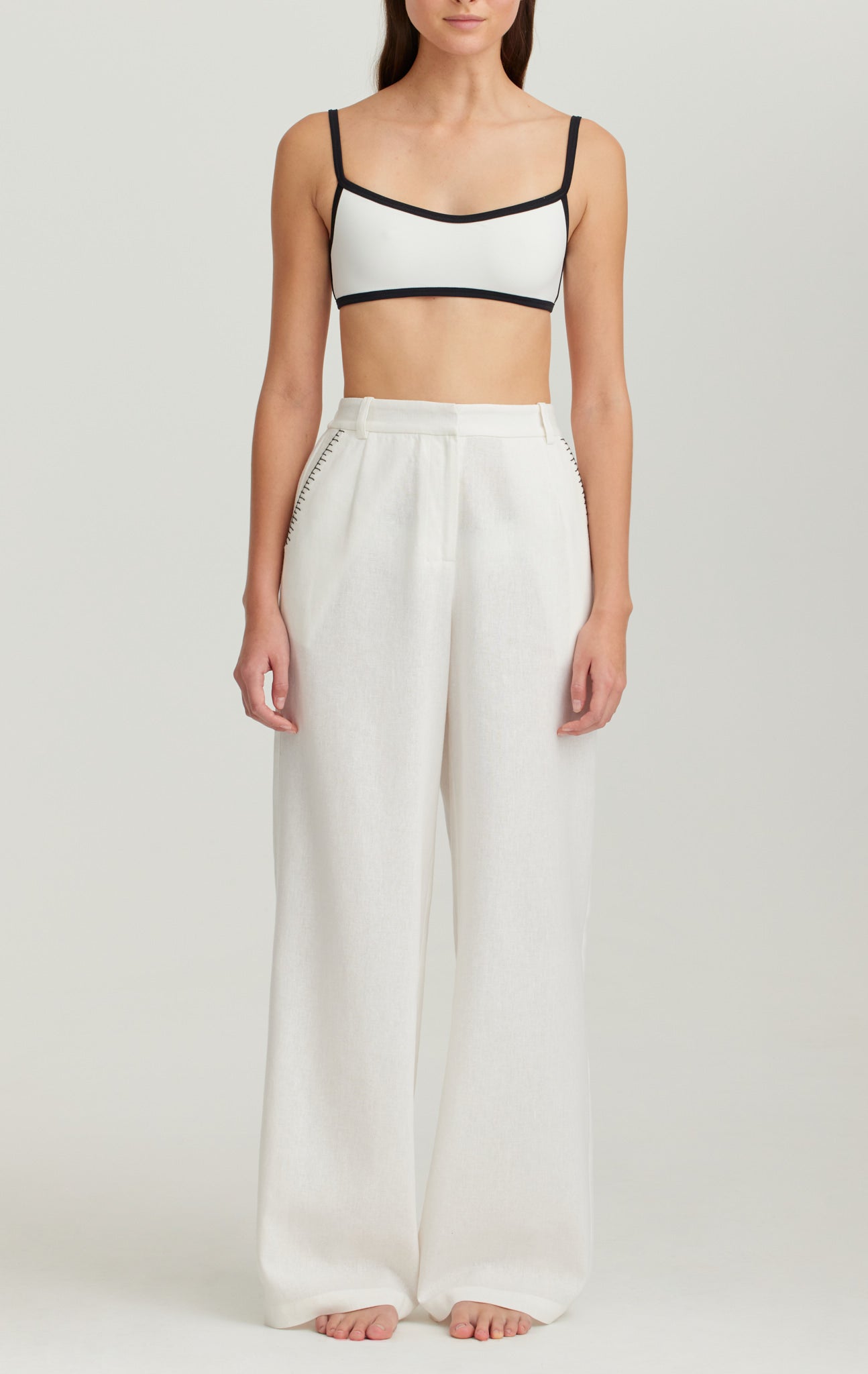 Wegner Pant In Coconut MARYSIA