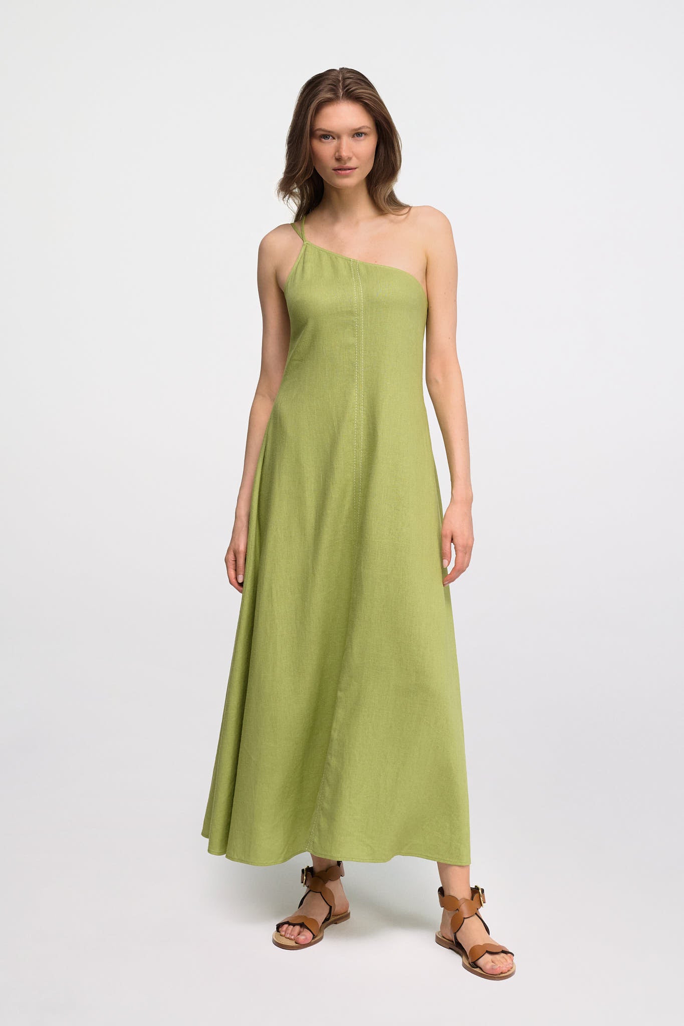 Fauna Dress in Serpentine