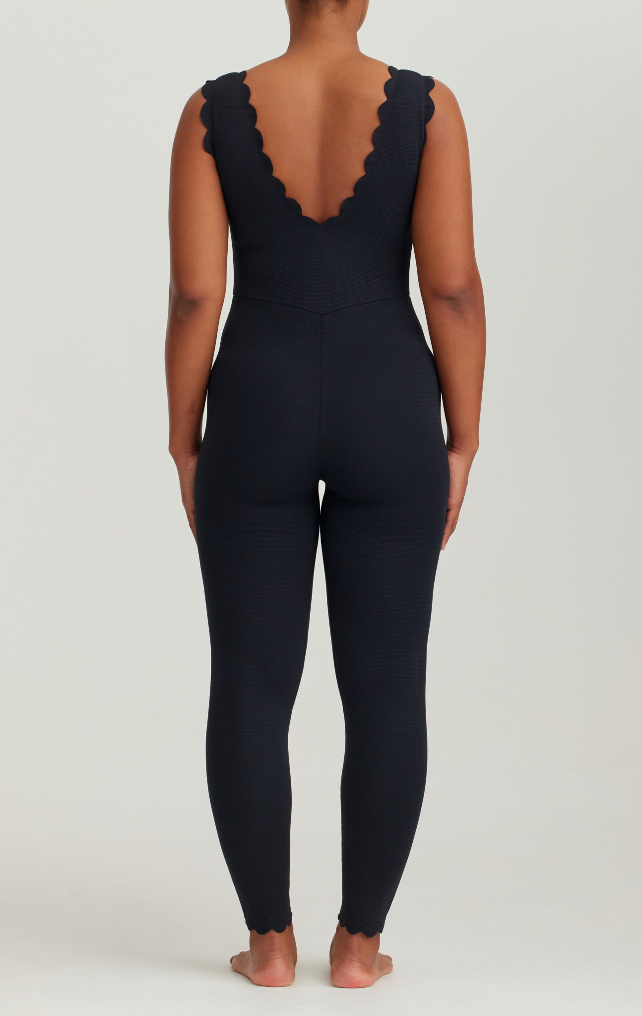 Venus Long Leg Onesie in Black MARYSIA