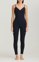 Stiles Long Leg Onesie in Black MARYSIA