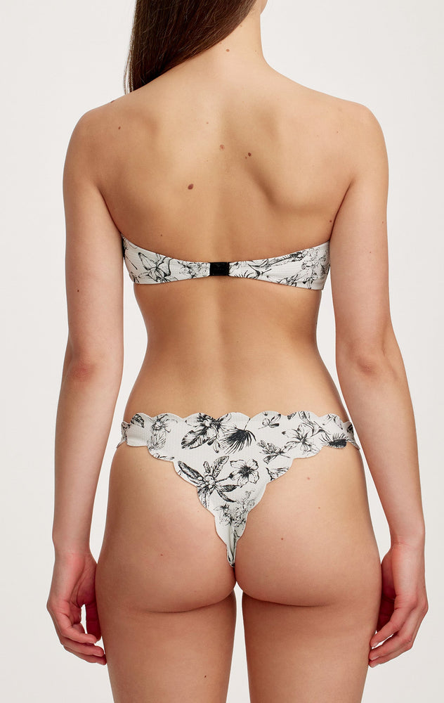 North Bottom in Oat Floral Print MARYSIA