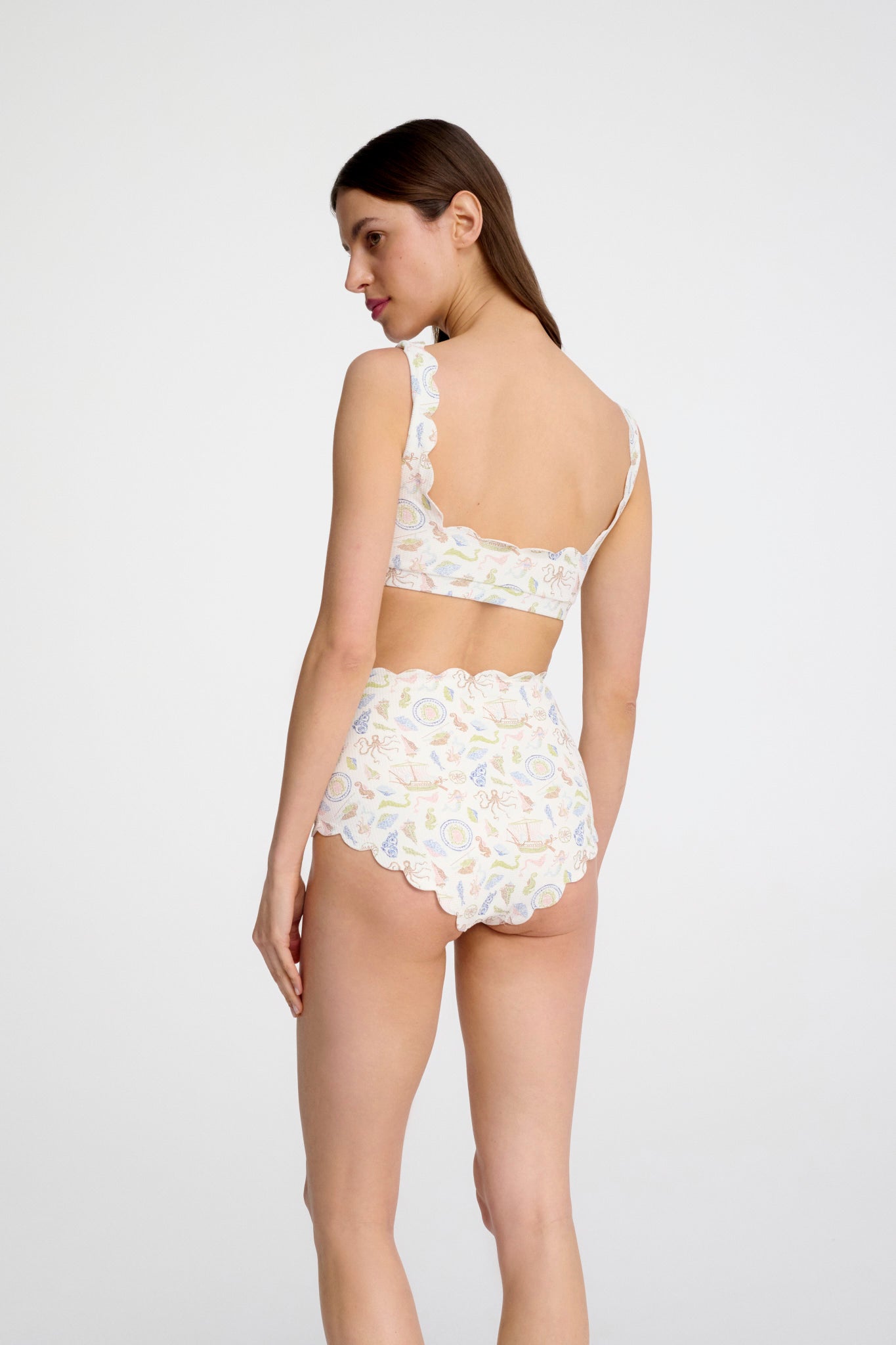 Santa Monica Bottom in Cameo Print 1