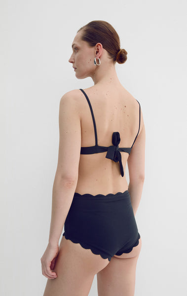Marysia | Santa Monica Bottom in Black | Swim and Resort Wear