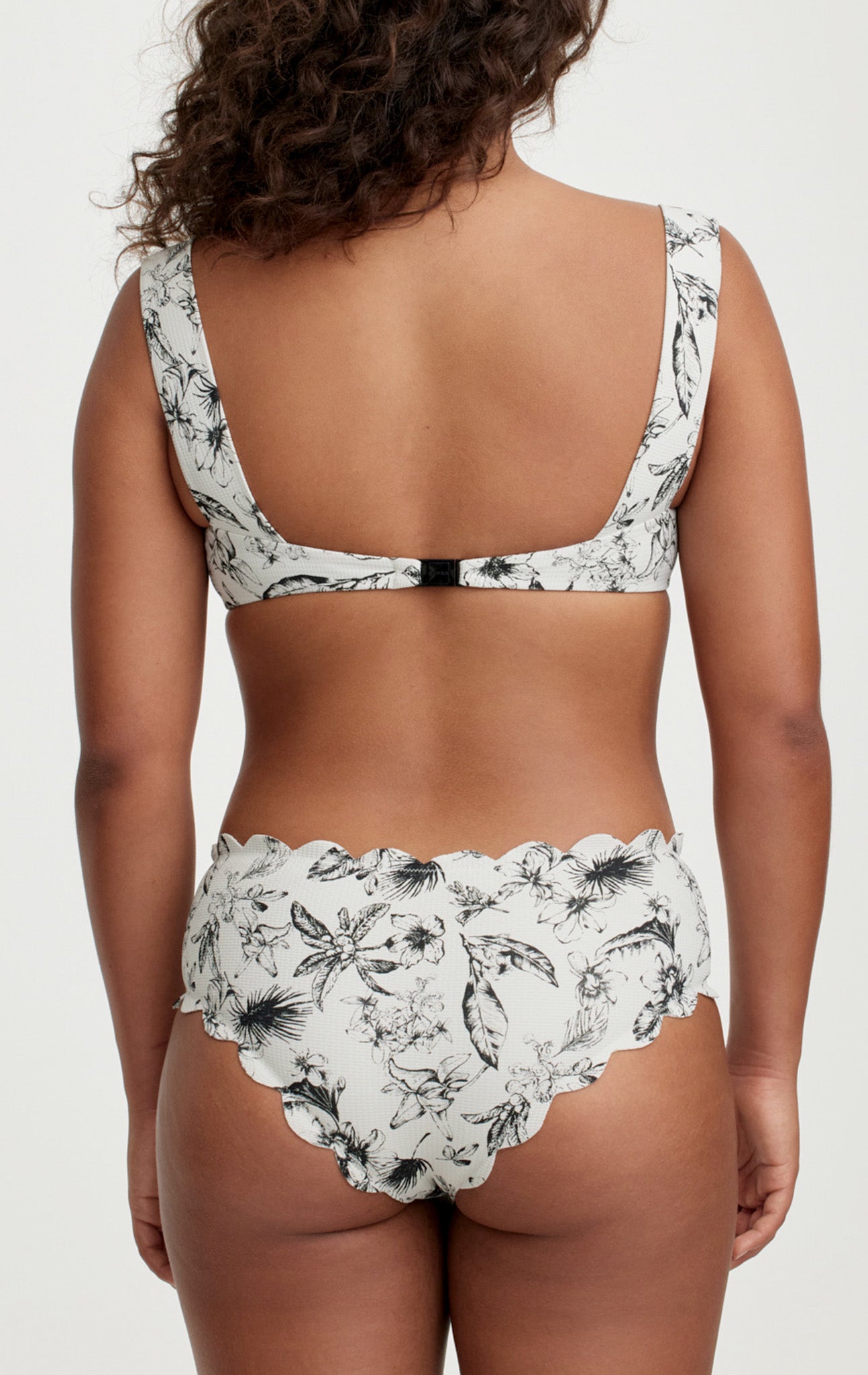 Spring Bottom in Oat Floral Print MARYSIA