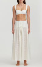 Riviera Skirt in Crema