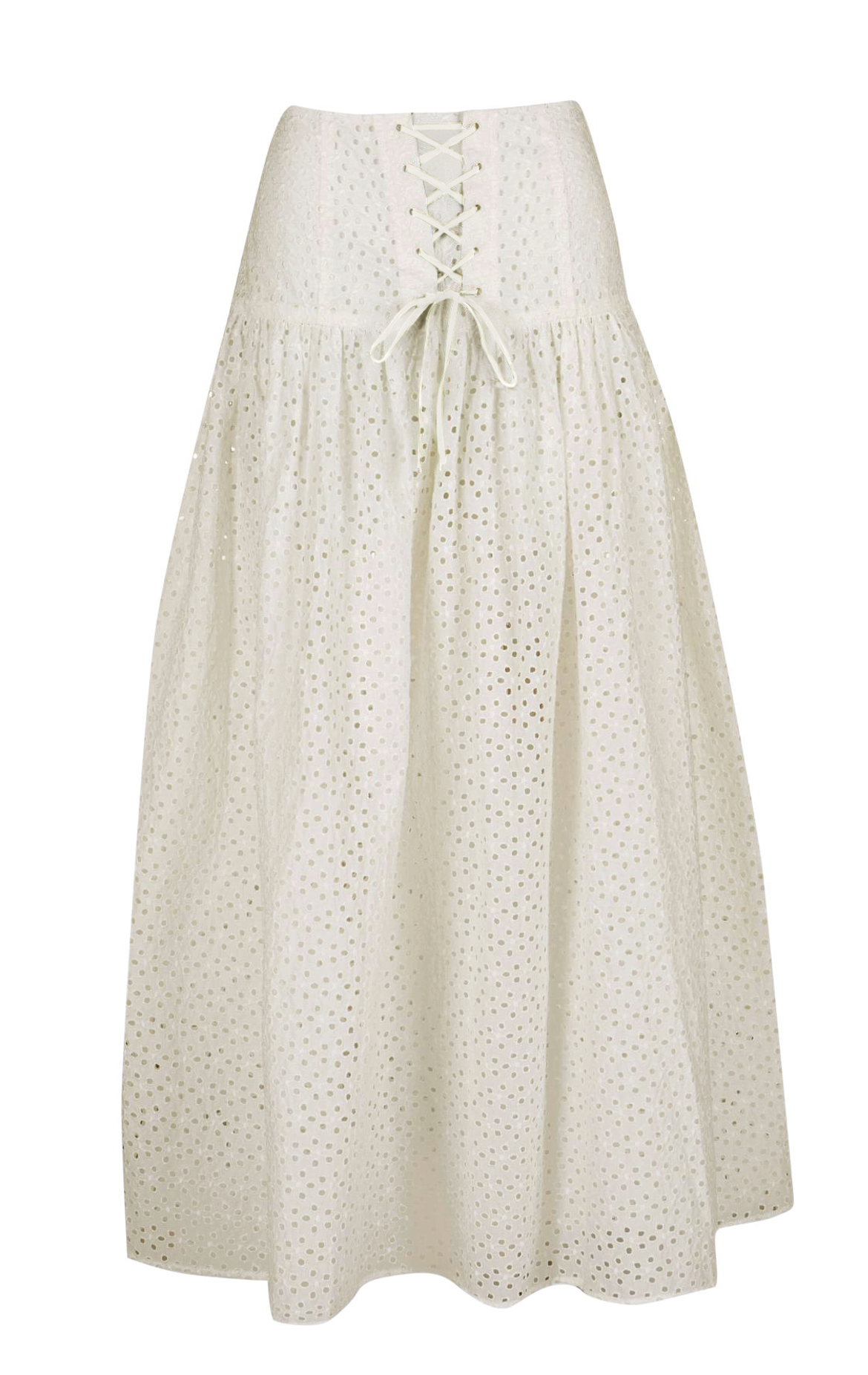 MARYSIA Riviera Skirt in Crema