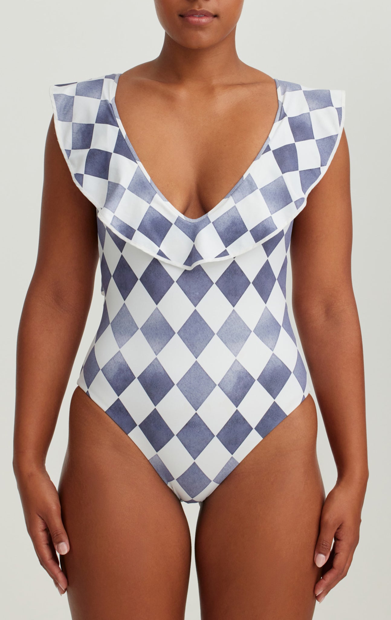 Sedona Maillot in Thunder Diamond Print MARYSIA