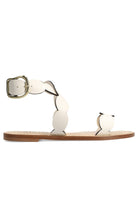 MARYSIA X AMANU Virunga Scallop Sandal in white