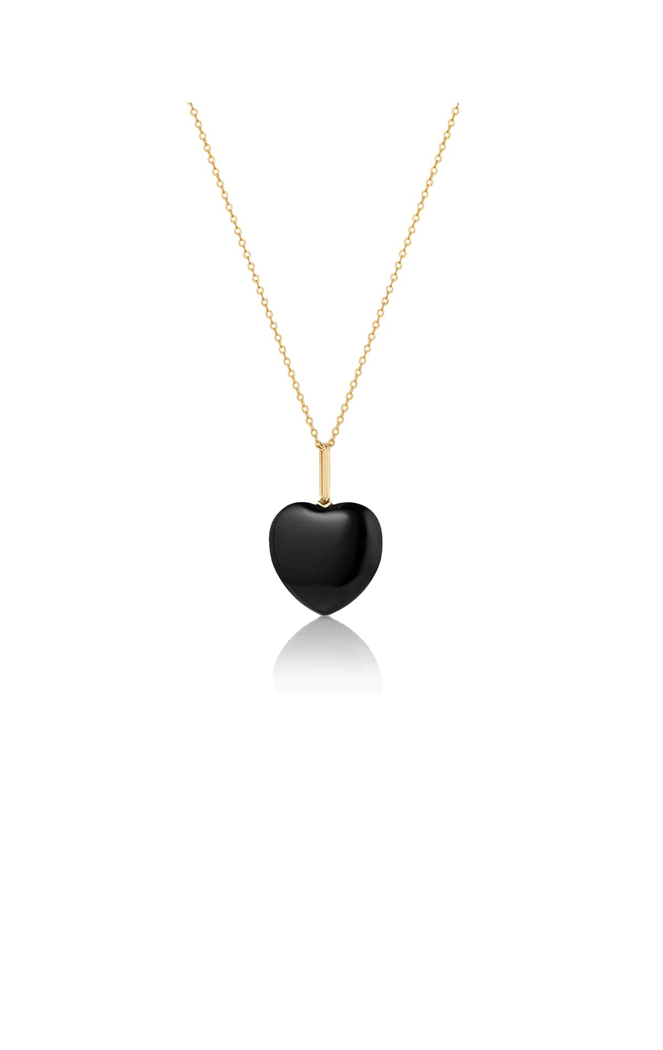 Gemma Onyx Heart Necklace MARYSIA