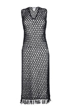 MARYSIA - Crochet Sleeveless Dress in Black
