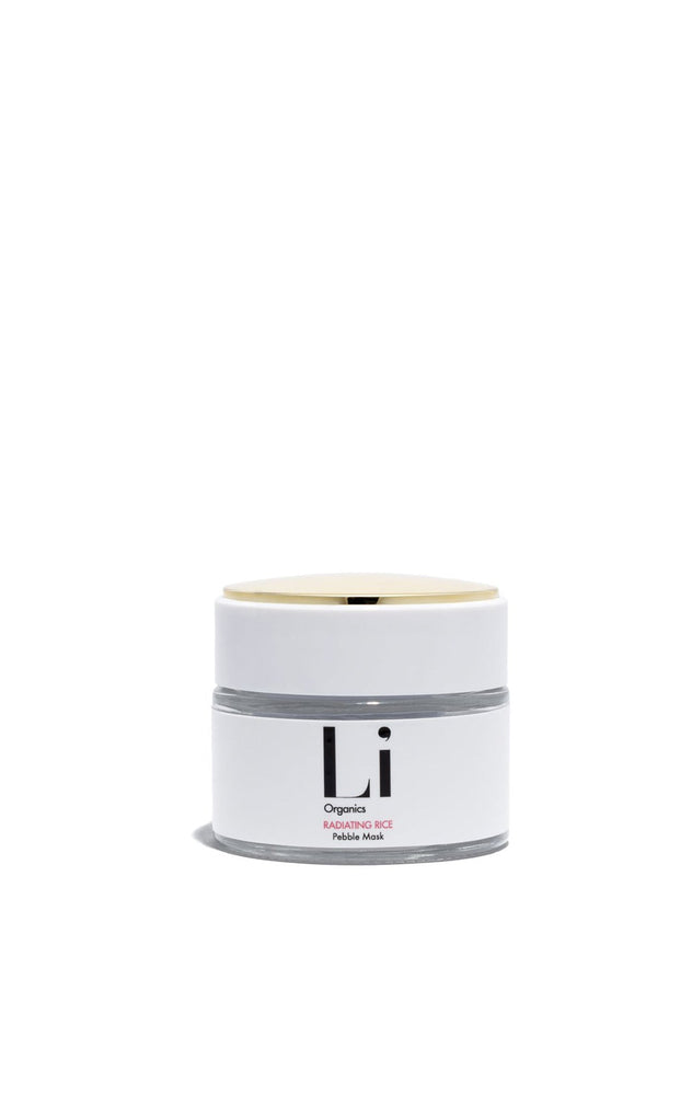 RADIATING RICE PEBBLE MASK li organics