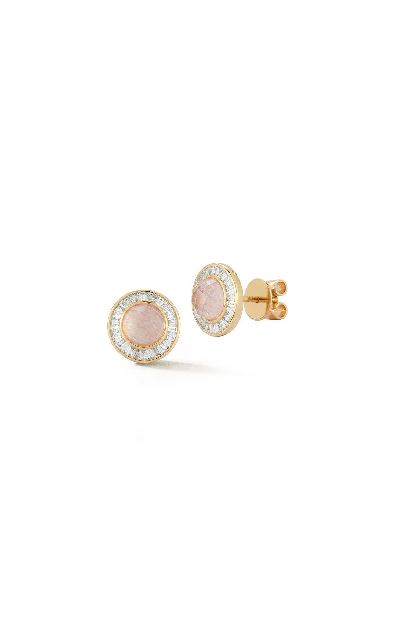 Cosmos Studs - Pink Opal