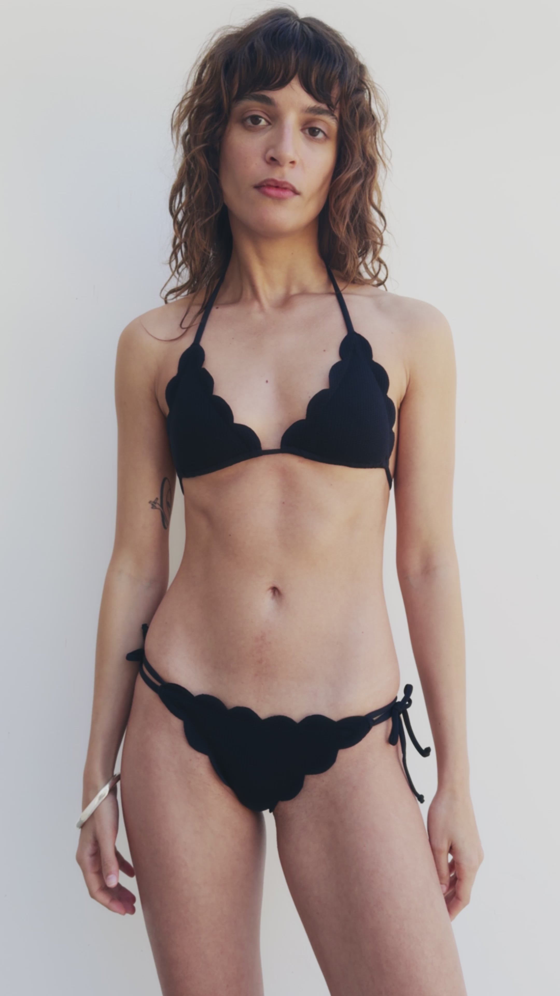 Marysia swim マリシアスイム Broadway ビキニ 上下セット Marysia Women's Broadway Tie Maillot in Black | Italian Stretch