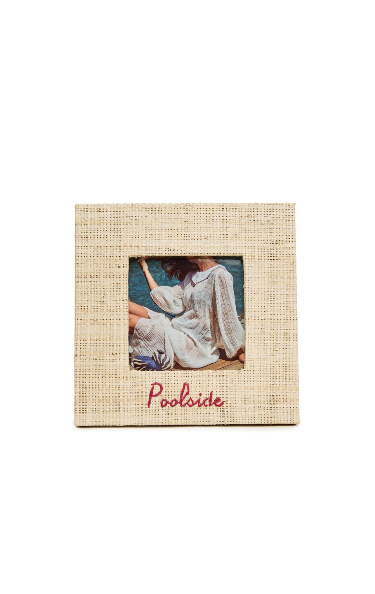 Poolside Raffia Picture Frame