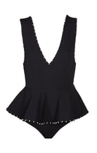 MARYSIA French Gramercy Maillot in Black/Coconut