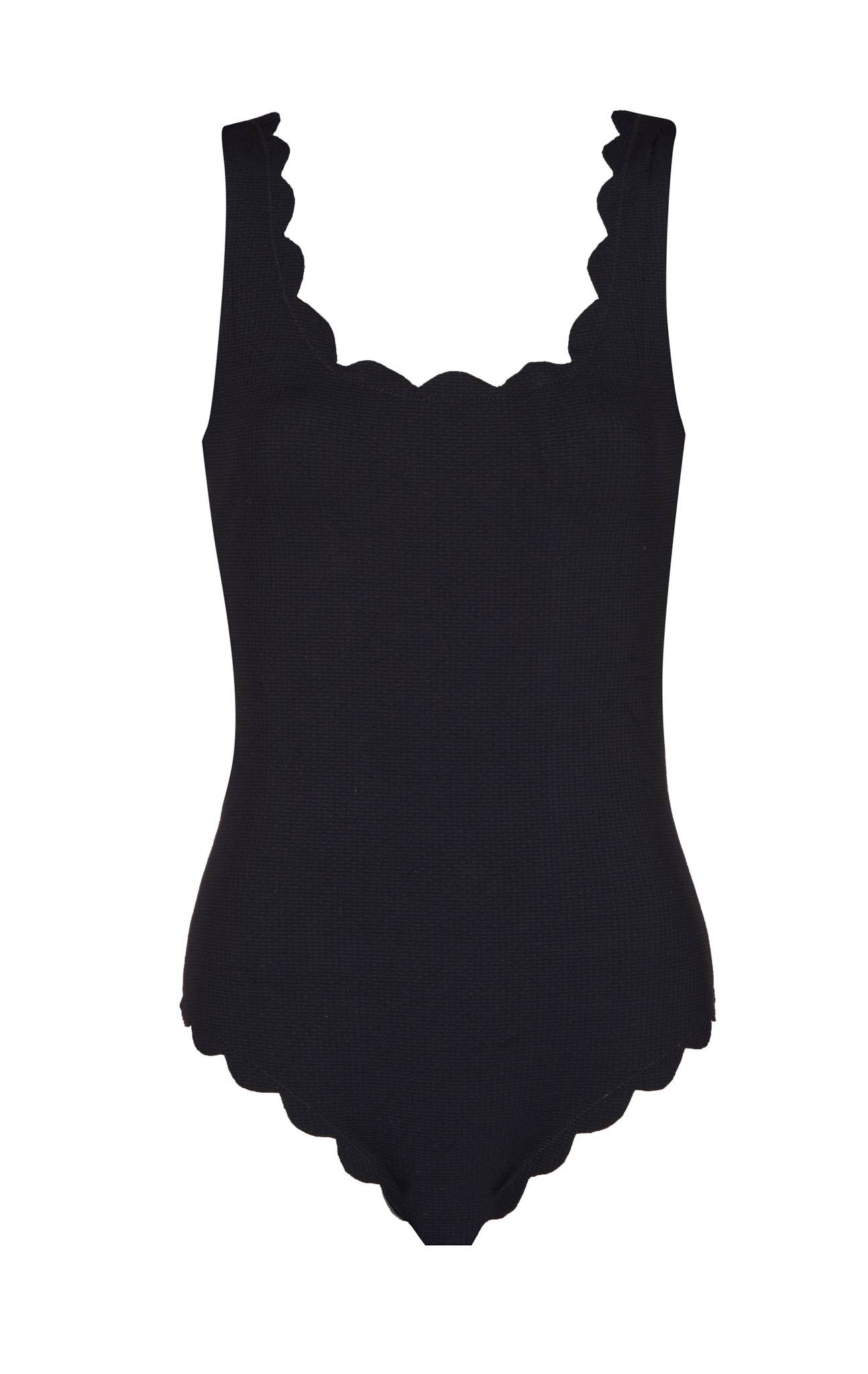 MARYSIA Long Torso Palm Springs Maillot in Black/Indigo