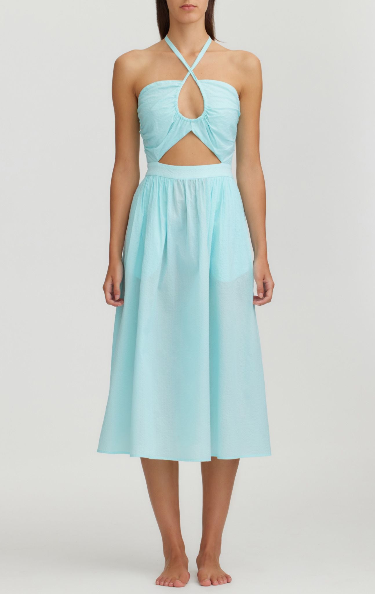 MARYSIA Limone Dress in Azure