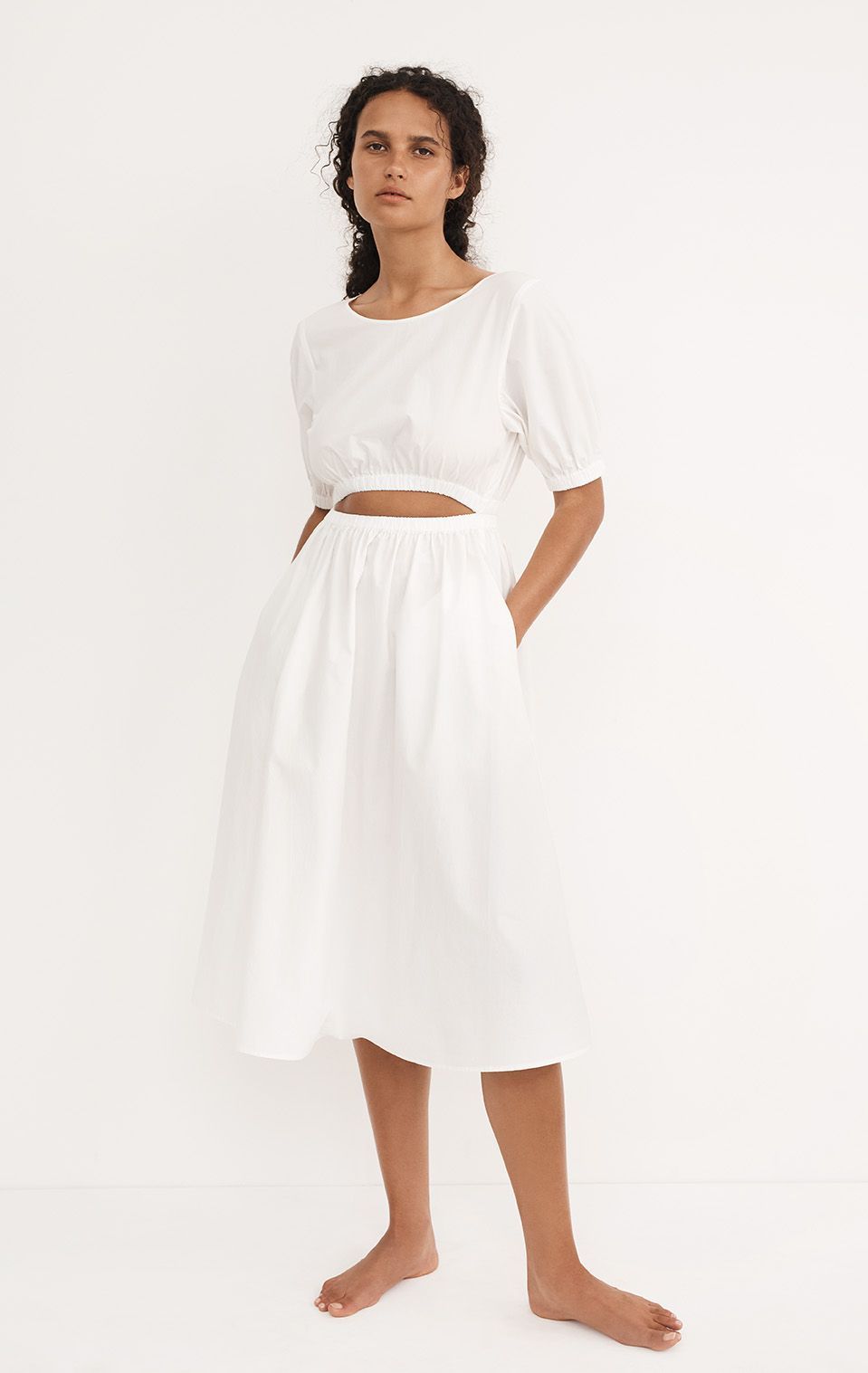 MARYSIA Lecce Dress in Coconut