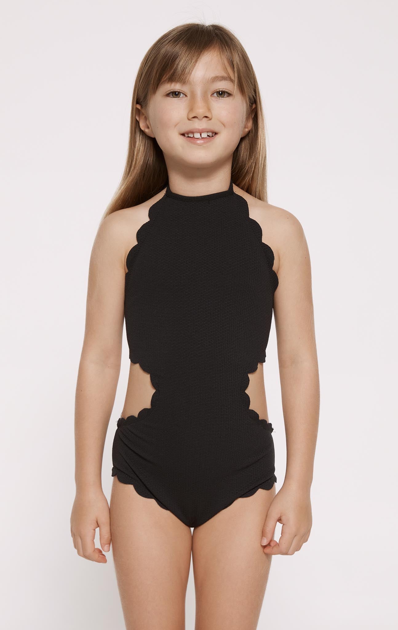 MARYSIA Bumby Mott Cutout Maillot in Black/Indigo