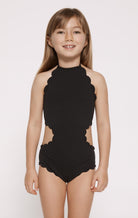 MARYSIA Bumby Mott Cutout Maillot in Black/Indigo