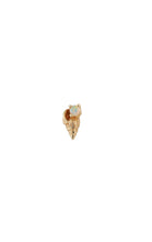 RENNA JEWELS 14K Gold Shell Stud Earring with Opal